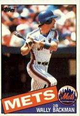 Wally Backman #677 Baseball Cards 1985 Topps Prices