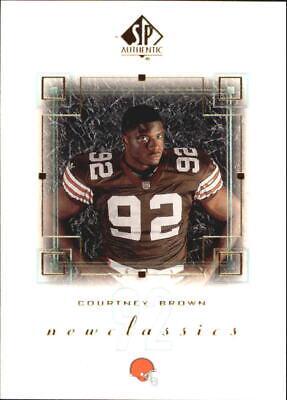 Courtney Brown #NC2 Football Cards 2000 SP Authentic New Classics