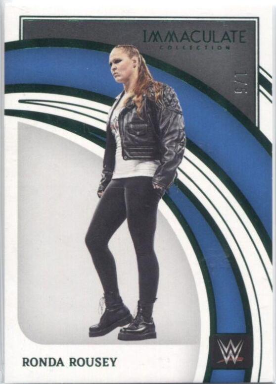 Ronda Rousey [Green] #69 Prices | 2022 Panini Immaculate WWE ...