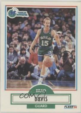 Brad Davis #40 Basketball Cards 1990 Fleer
