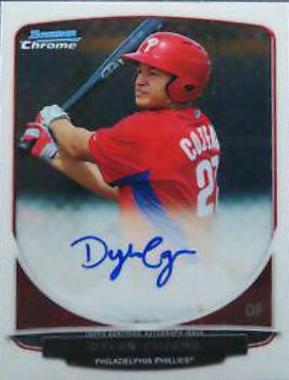 Dylan Cozens #BCADC Baseball Cards 2013 Bowman Chrome Prospect Autograph