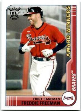 Freddie Freeman #285 2021 Topps Big League Baseball