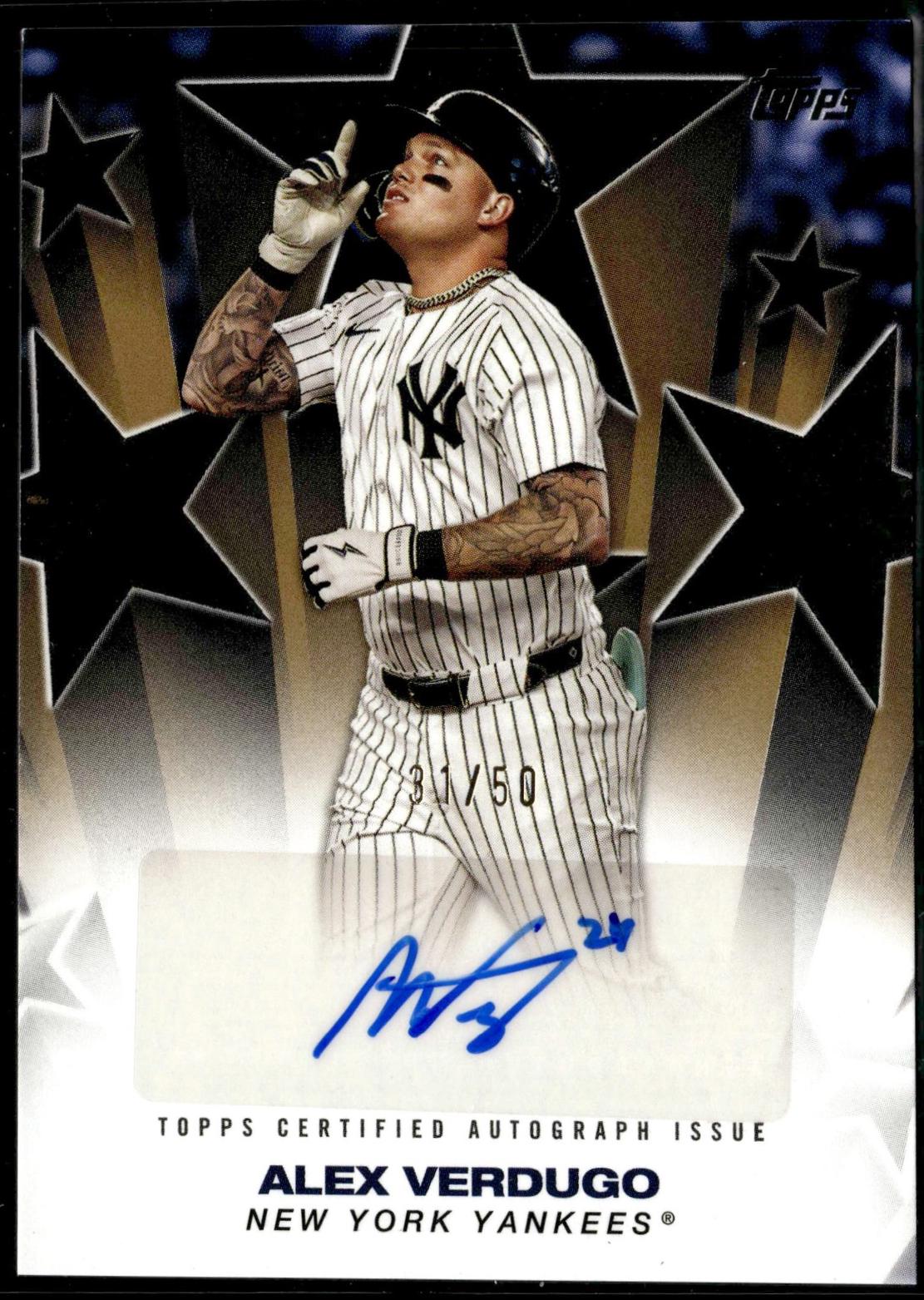 Alex Verdugo #BSA2-AV 2025 Topps Baseball Stars Autographs