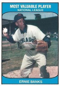 Ernie Banks Baseball Cards 1985 TCMA Most Valuable Player