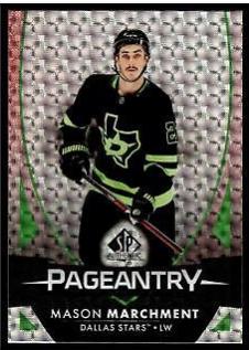 Mason Marchment #P-46 Hockey Cards 2023 SP Authentic Pageantry