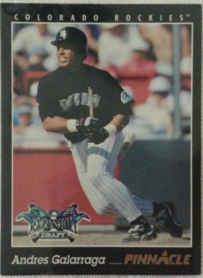 Andres Galarraga #434 1993 Pinnacle Baseball