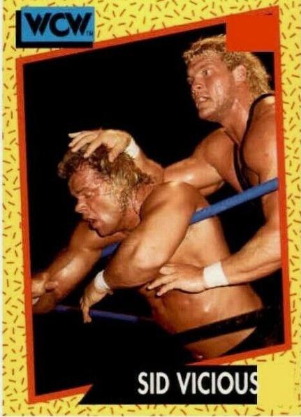 Sid Vicious #33 Wrestling Cards 1991 Impel WCW