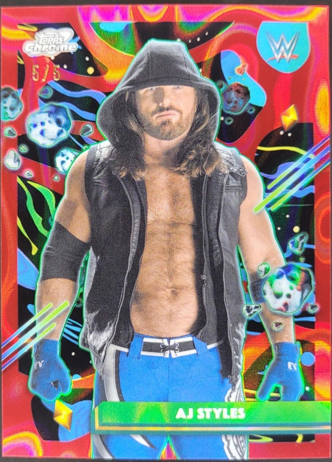 AJ Styles [Red Flare Refractor] #33 Prices | 2026 Topps Cosmic