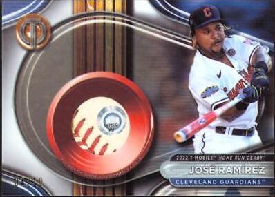 Jose Ramirez #MR-JRA Baseball Cards 2024 Topps Tribute Milestone Relic
