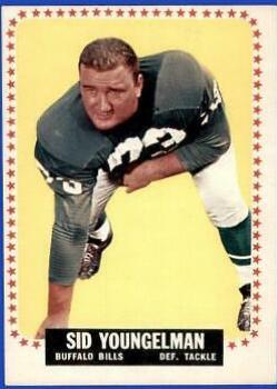Sid Youngelman #42 Football Cards 1964 Topps