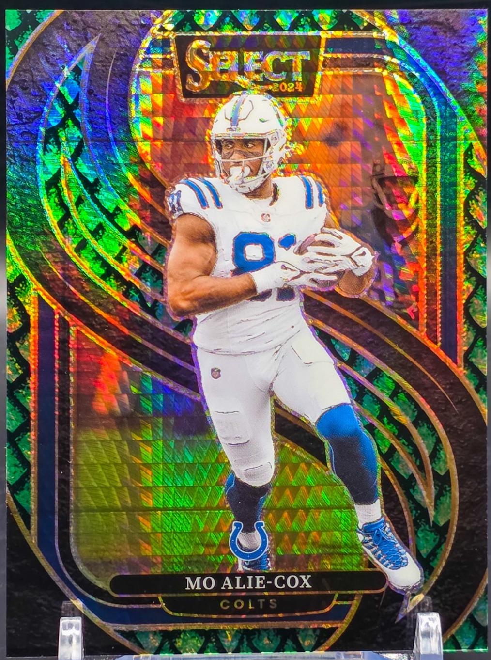Mo Alie-Cox [Dragon Scale Prizm] #184 Prices | 2024 Panini Select ...