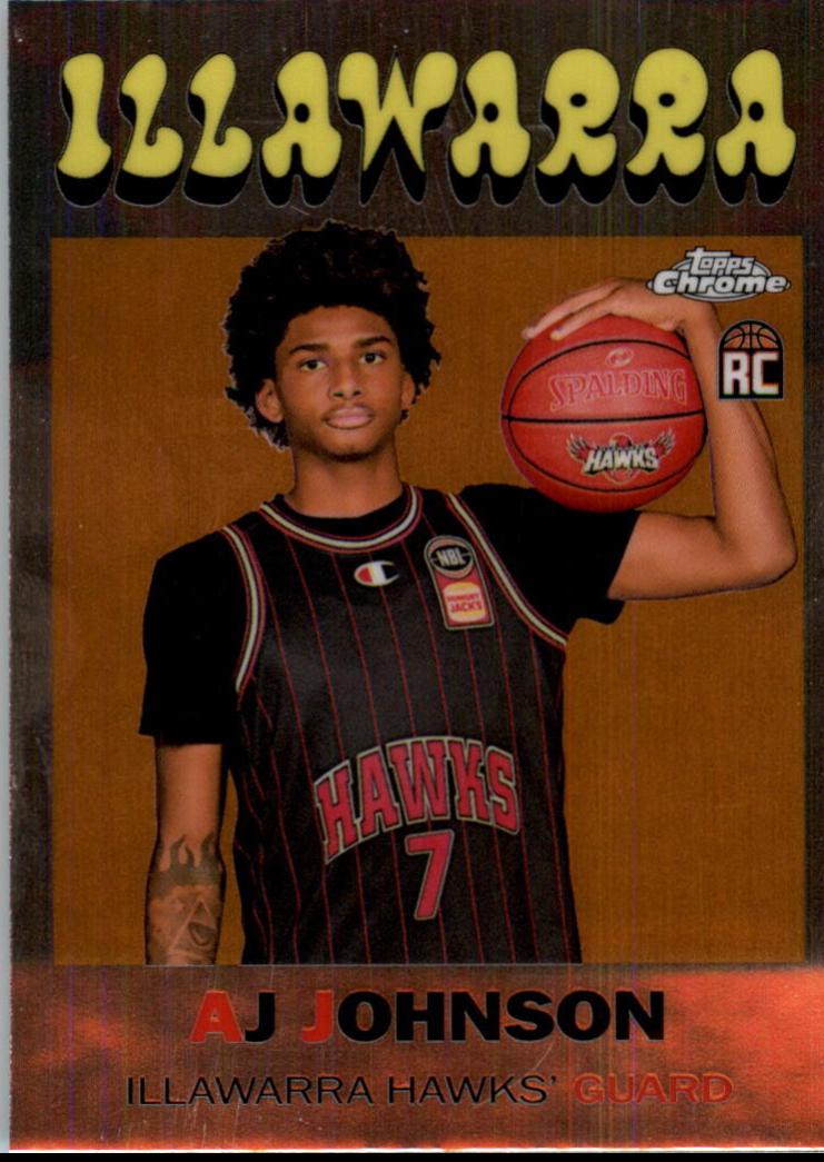 AJ Johnson #TB-16 Basketball Cards 2023 Topps Chrome NBL 1971