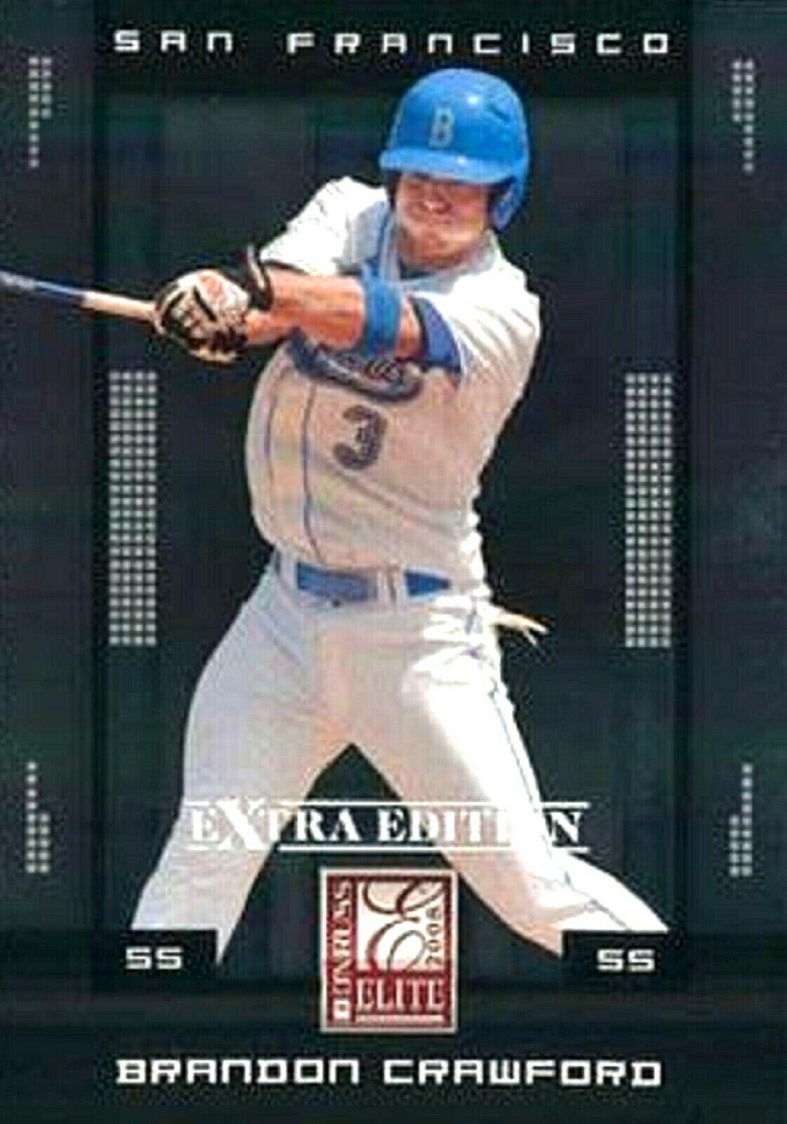 Brandon Crawford #11 Baseball Cards 2008 Donruss Elite Extra Edition
