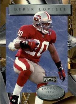 Derek Loville #100 1996 Playoff Trophy Contenders Football