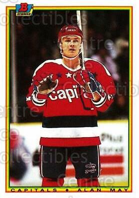 Alan May #78 1990 Bowman Tiffany Hockey