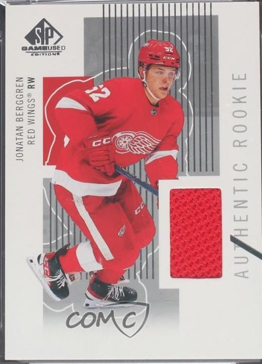 Jonatan Berggren #RR-JB 2022 Sp Game Used Retro Renovations Jersey Hockey