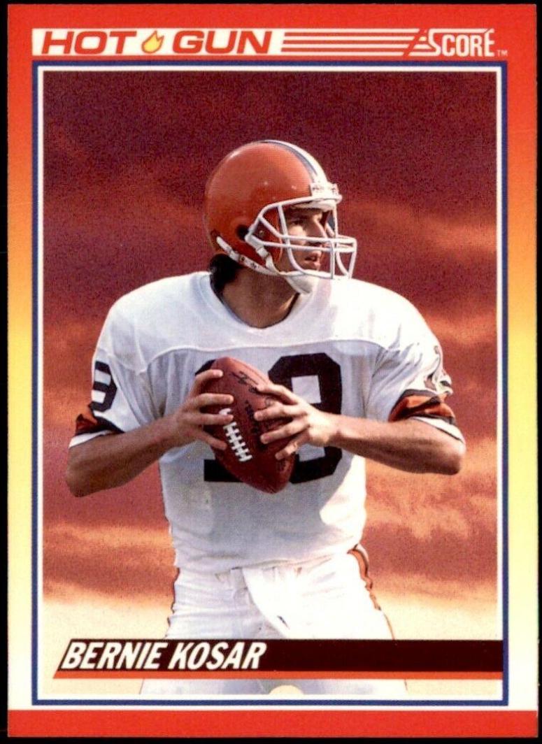 Bernie Kosar #319 Football Cards 1990 Panini Score