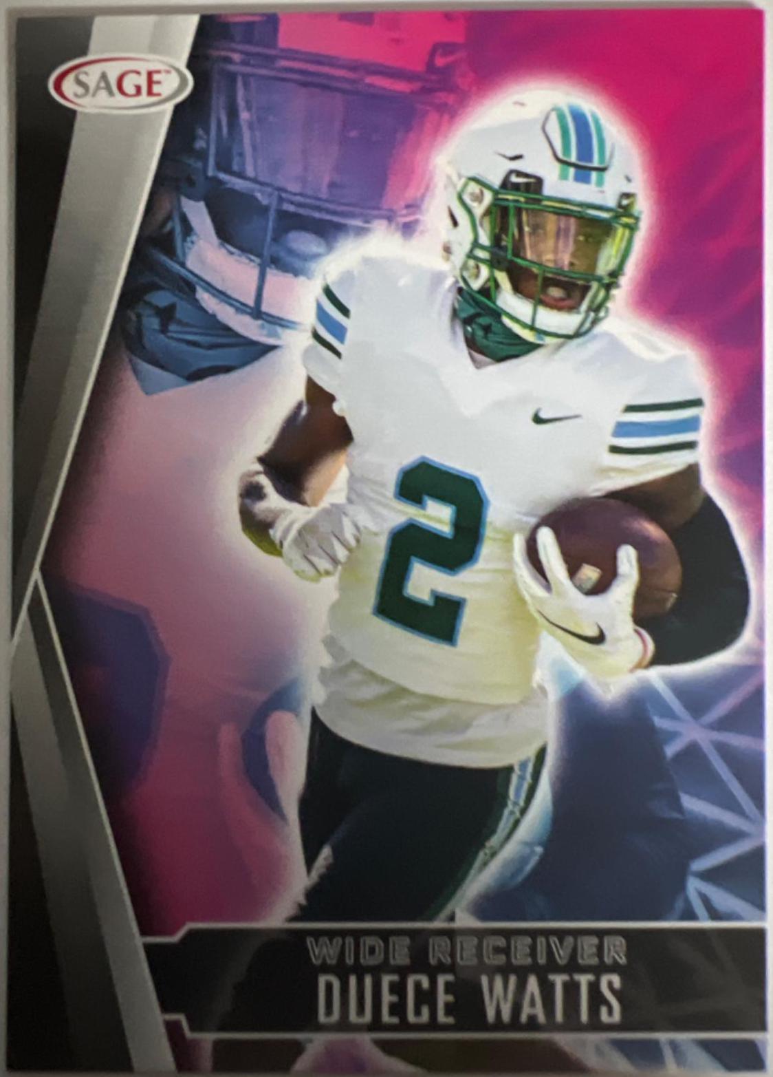 Duece Watts #17 2022 Sage Hit Football