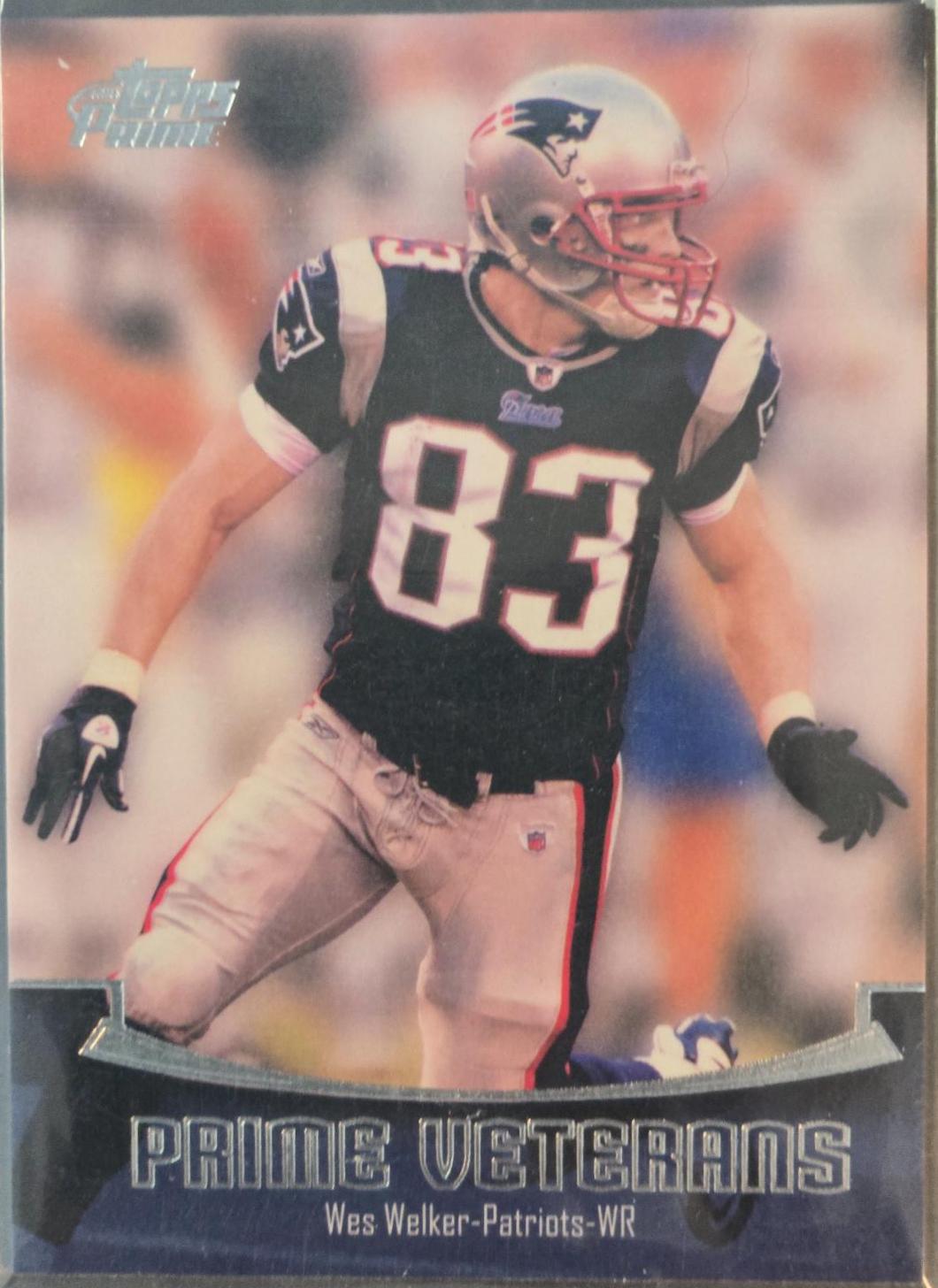 Wes Welker #PV-WW Football Cards 2011 Topps Prime Veterans