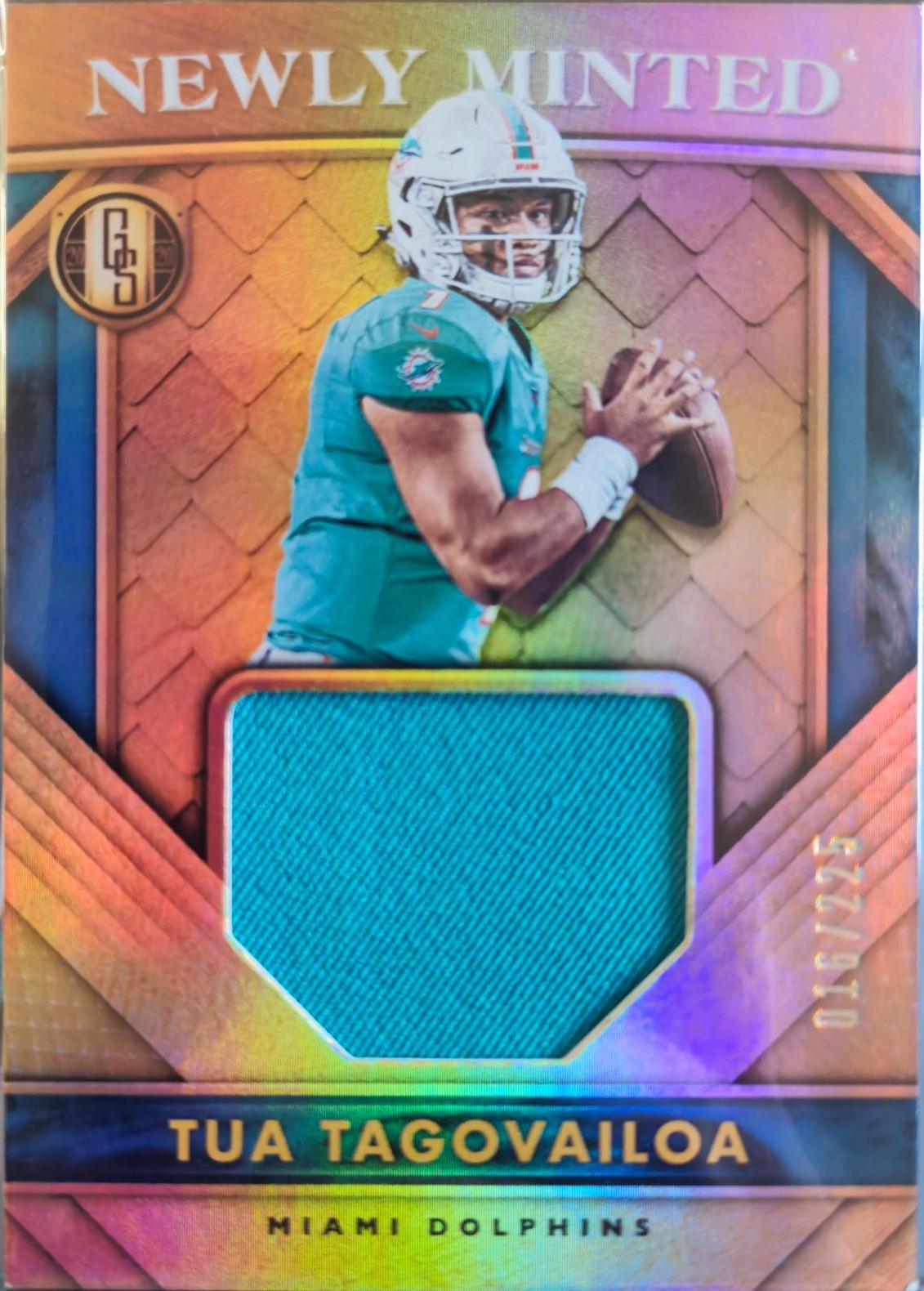 Tua Tagovailoa #NM2 Football Cards 2020 Panini Gold Standard Newly Minted Memorabilia Duals