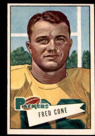 Fred Cone #33 Football Cards 1952 Bowman Large