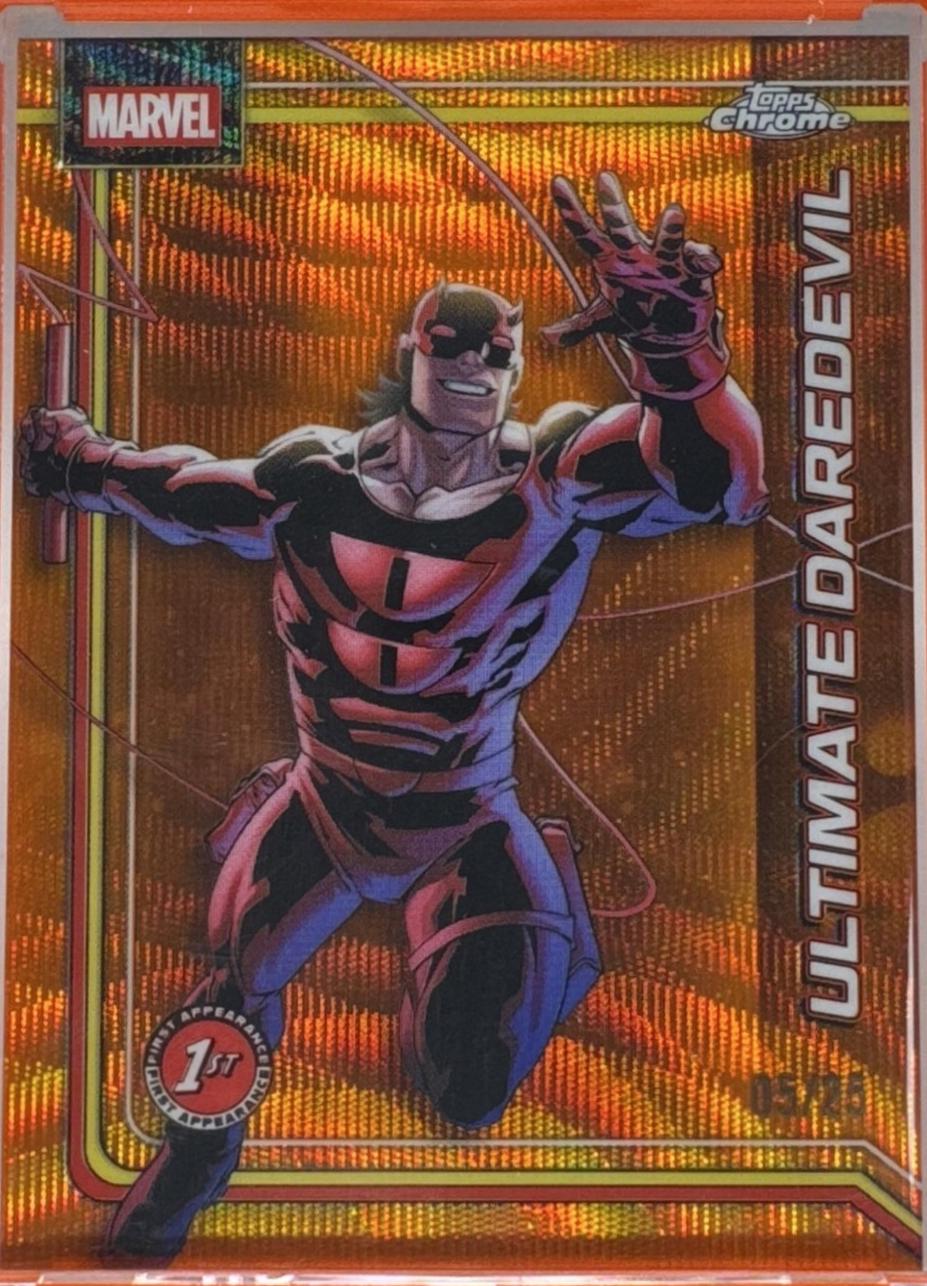 Ultimate Daredevil Orange Wave Refractor
