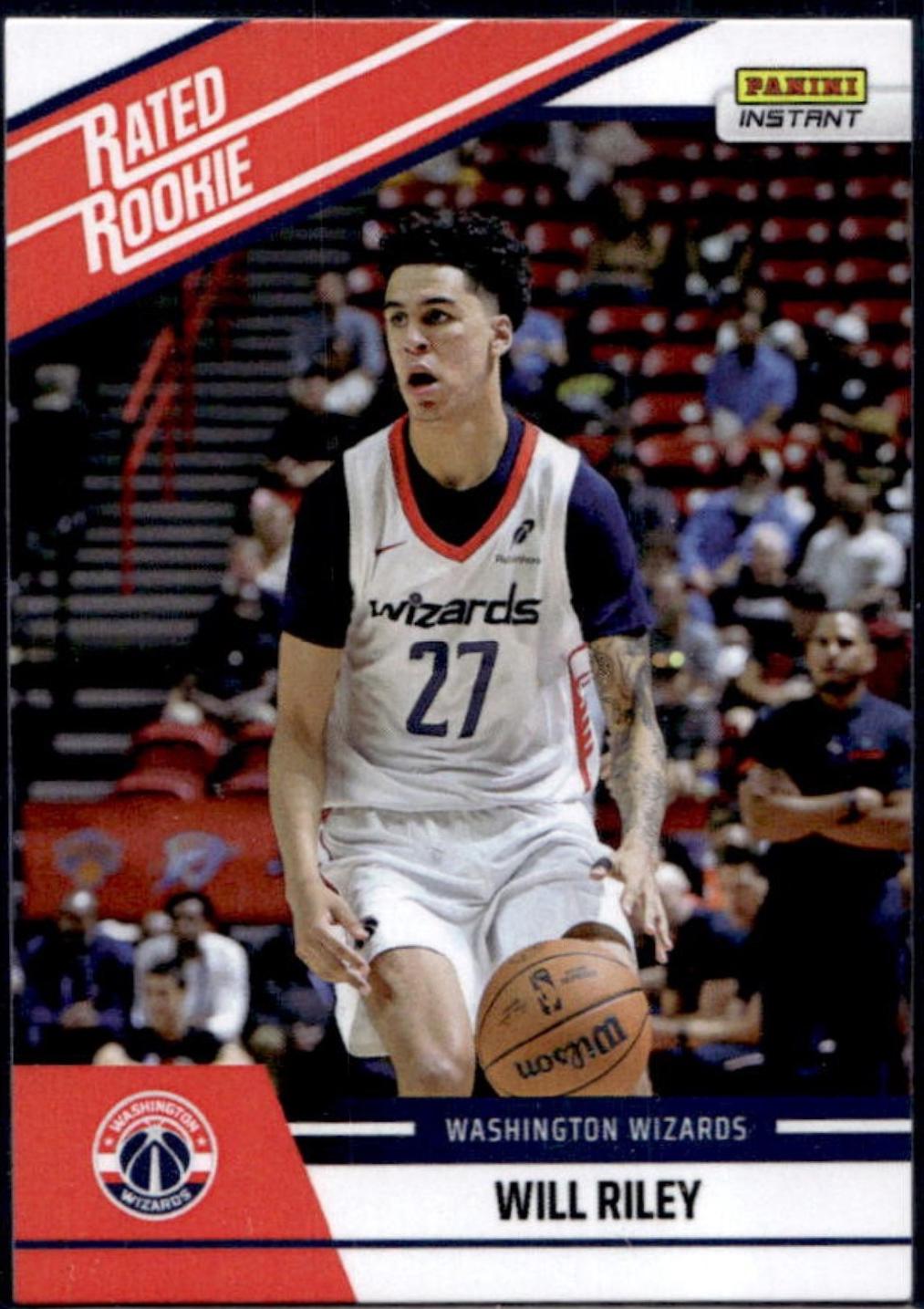 Will Riley #33 2025 Panini Instant Rated Rookie Retro Basketball