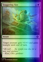 Staggering Size [Foil] #214