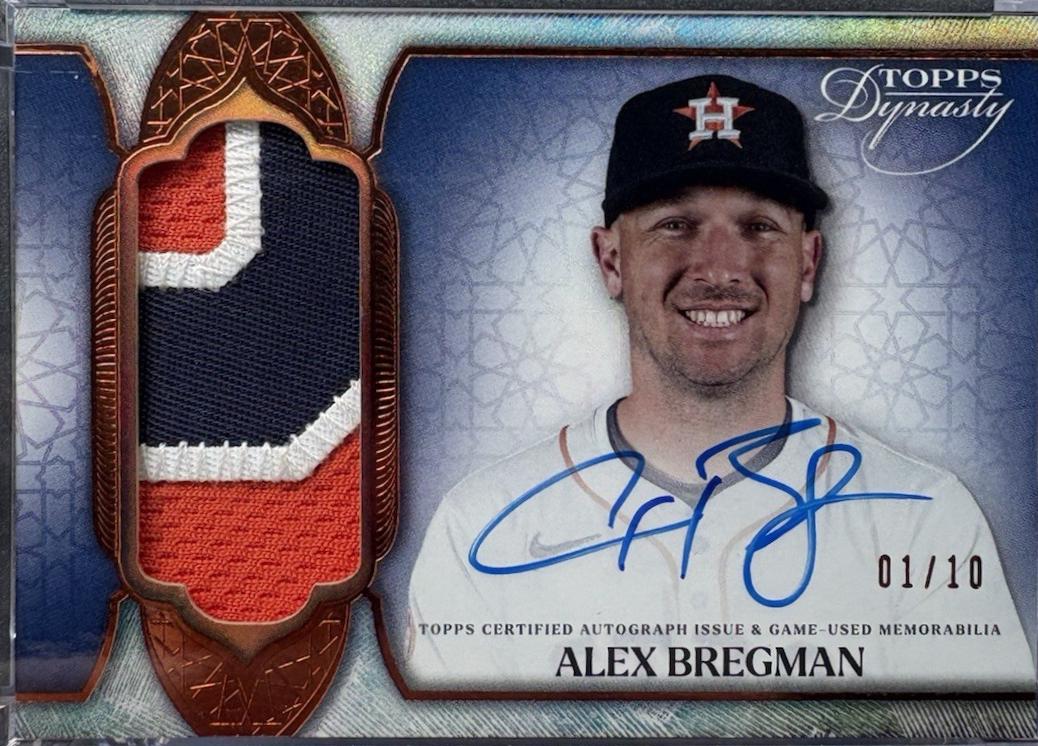 Alex Bregman #DAP-ABR5 2025 Topps Dynasty Autograph Patch Baseball