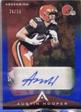 Austin Hooper #ASC-AHO Football Cards 2021 Panini Chronicles Ascension Autographs
