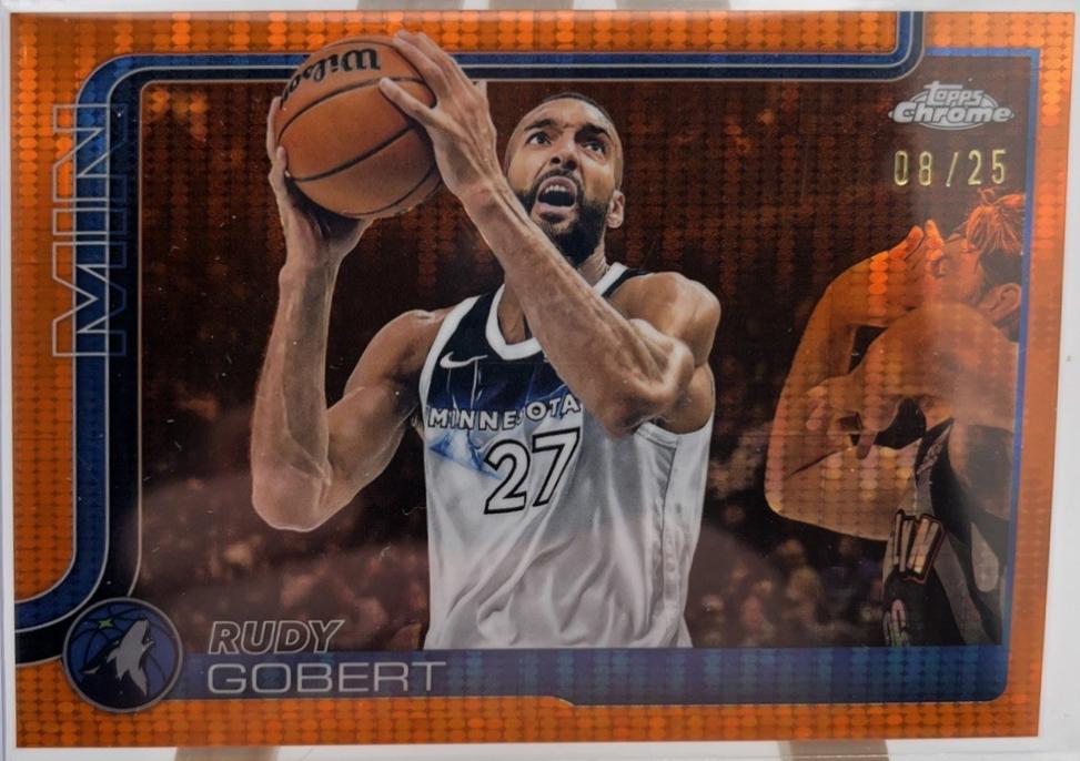 Rudy Gobert [Pulsar Orange Refractor] #165