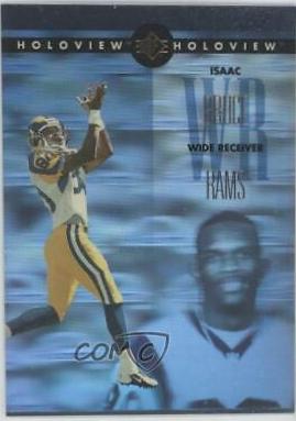 Isaac Bruce #18 Football Cards 1996 SP Holoview