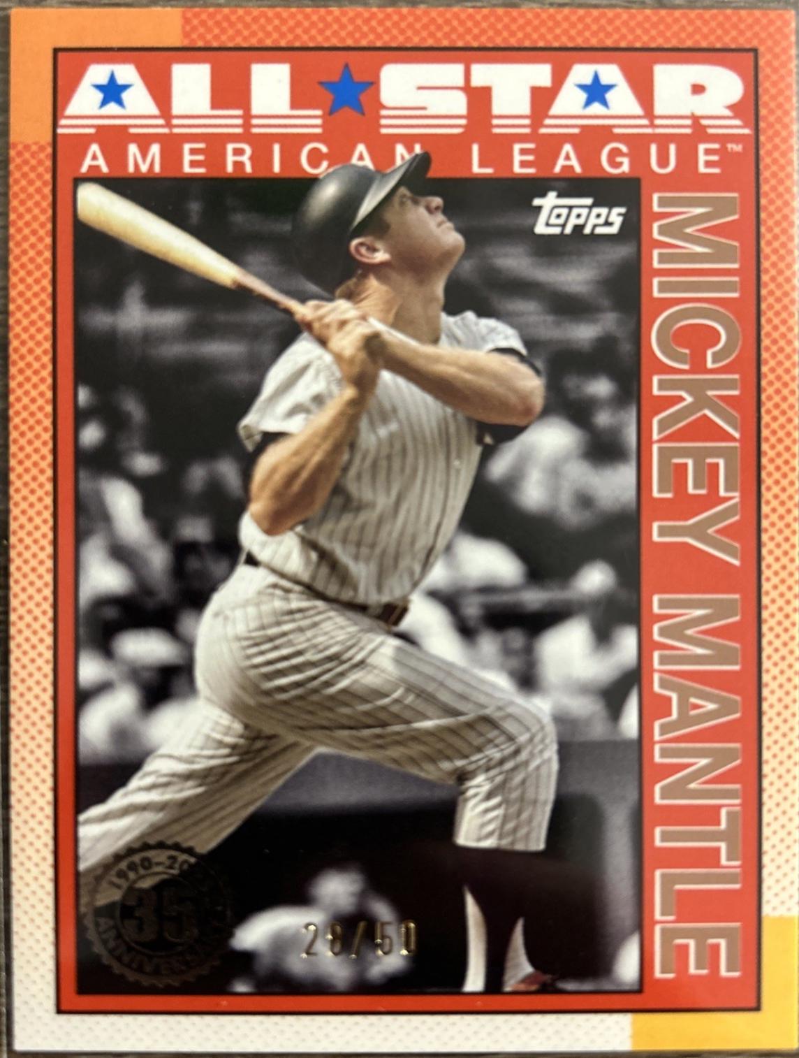 Mickey Mantle [Gold] #90AS-43