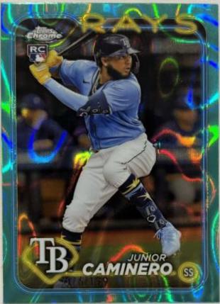 Junior Caminero [Aqua Lava Refractor] #213
