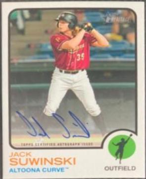 Jack Suwinski #ROA-JS 2022 Topps Heritage Minor League Baseball Real One Autographs