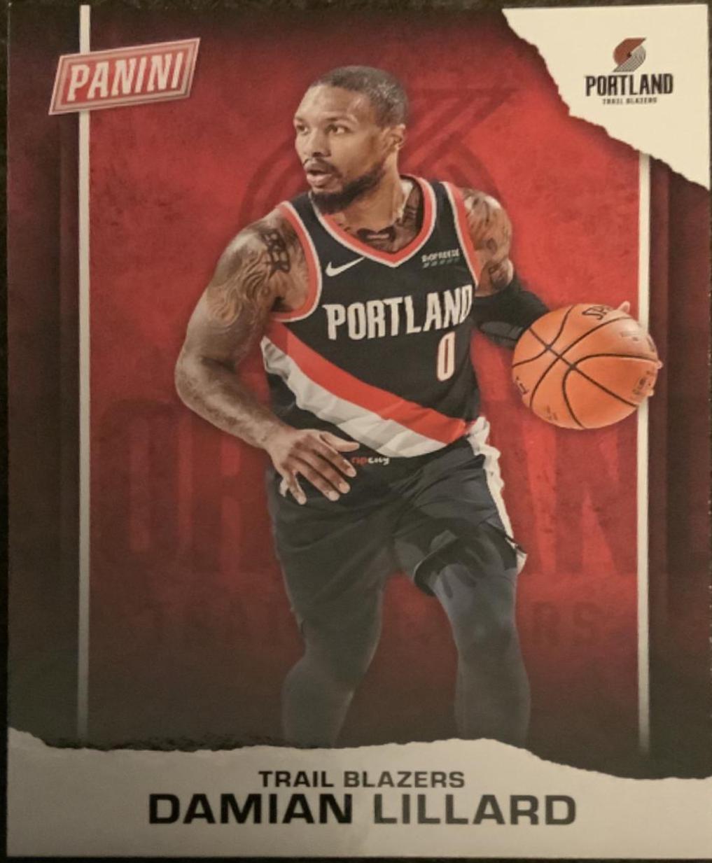 Damian Lillard #BK8 Basketball Cards 2021 Panini Father's Day