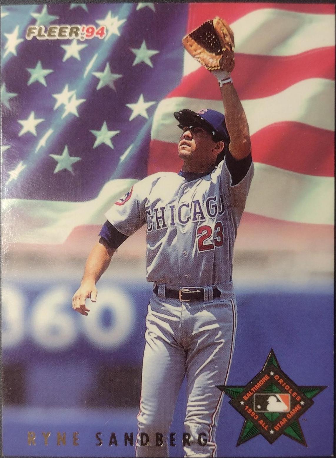 Ryne Sandberg #48 Baseball Cards 1994 Fleer All Stars