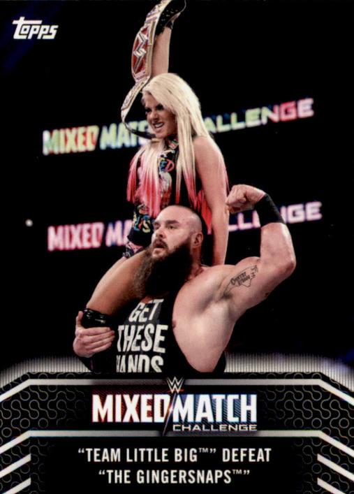 Alexa Bliss, Braun Strowman #MM-15 Wrestling Cards 2018 Topps WWE Women's Division Mixed Match Challenge