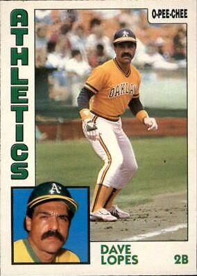 Dave Lopes #17 Baseball Cards 1984 O Pee Chee