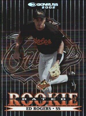 Ed Rogers #187 Baseball Cards 2002 Donruss