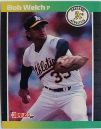 Bob Welch #332 Baseball Cards 1989 Donruss