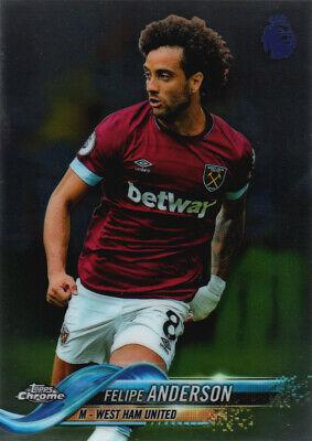 Felipe Anderson #11 2018 Topps Chrome Premier League