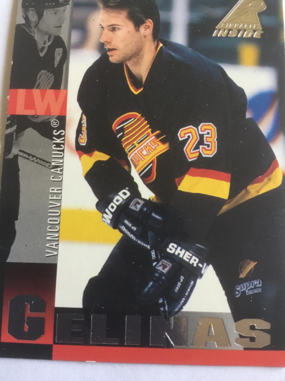 Martin Gelinas #103 Hockey Cards 1997 Pinnacle Inside