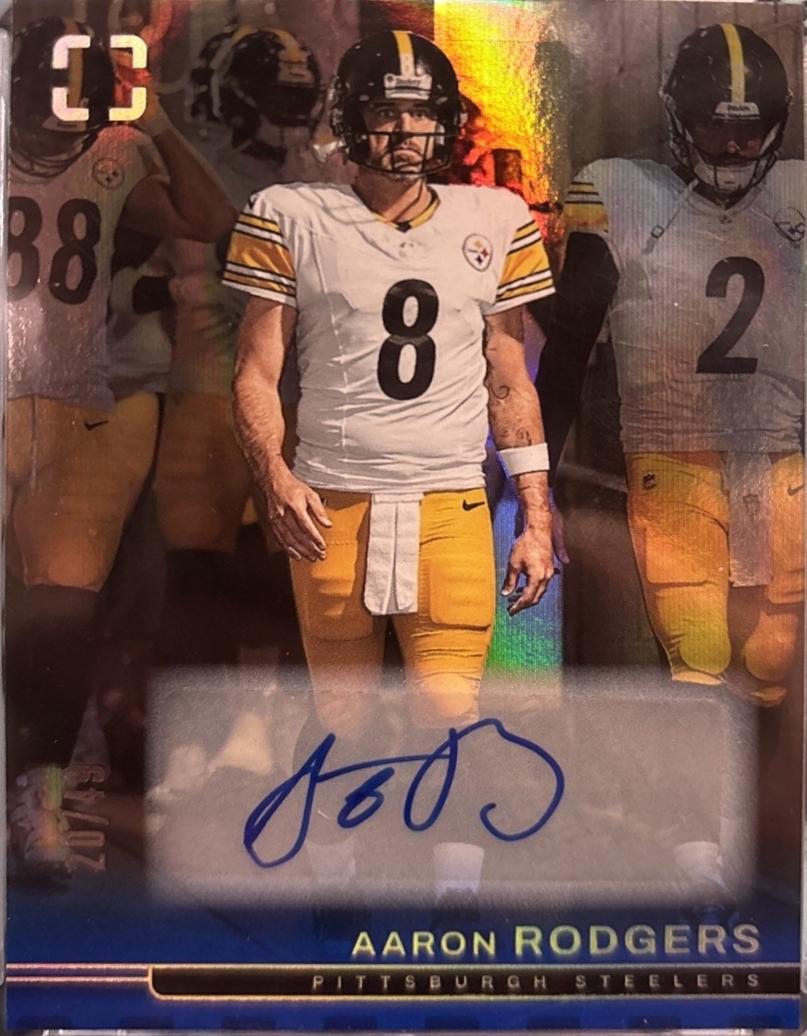 Aaron Rodgers [Blue Autograph] #63