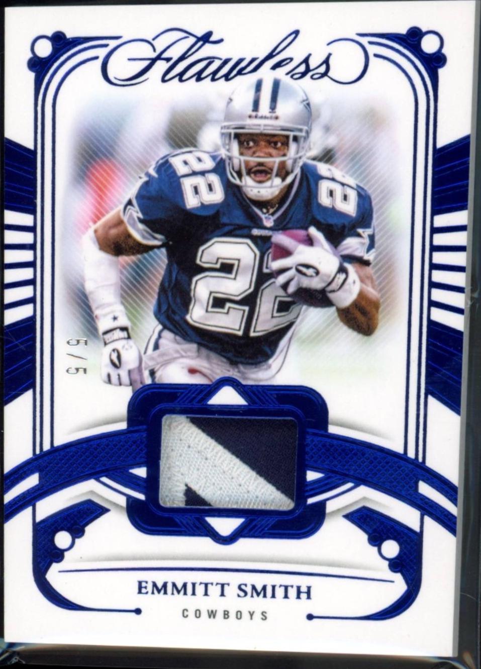 Emmitt Smith #24 2024 Panini Flawless Football Legendary Materials
