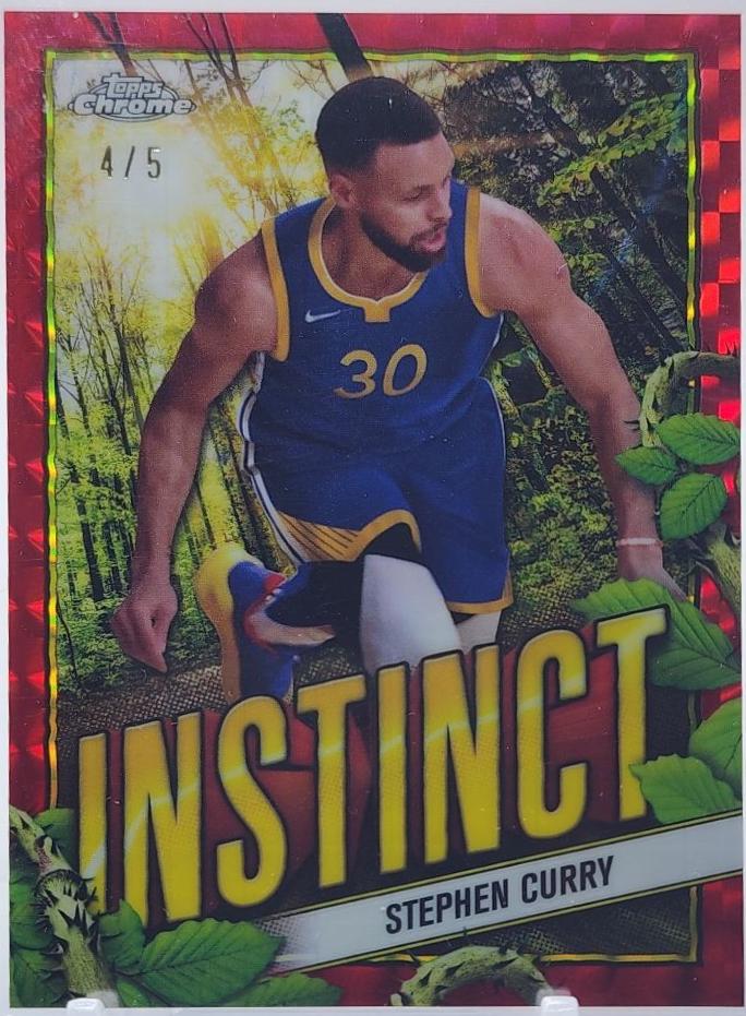 Stephen Curry [Red Geometric Refractor] #INS-9