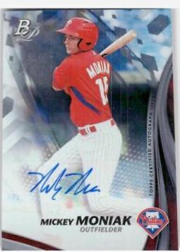 Mickey Moniak #TPA-MM 2017 Bowman Platinum Baseball Top Prospects Autographs