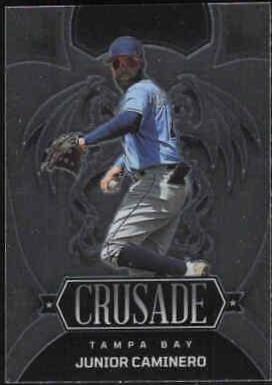 Junior Caminero #3 Baseball Cards 2023 Panini Chronicles Crusade