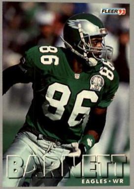 Fred Barnett #14 Football Cards 1993 Fleer