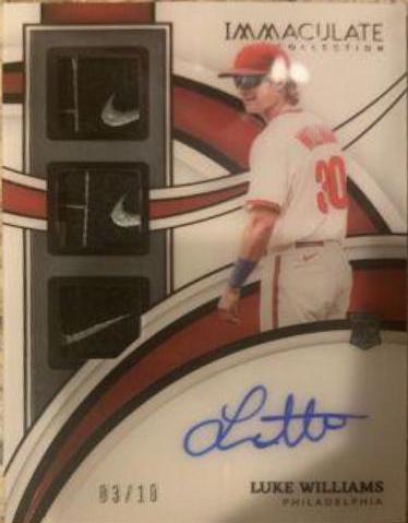 Luke Williams [Patch Autograph Jersey Number] #157